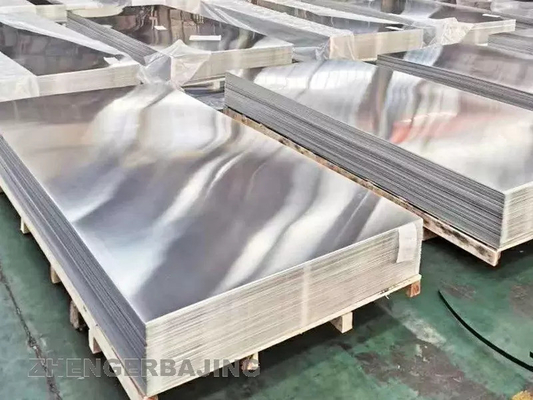 Opgepoetste 1050 Aluminiumplaat 25mm200mm Marine Aluminium Sheet